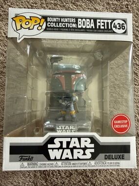 Funko Boba Fett Pop! Deluxe - Green, Red, Silver, Yellow